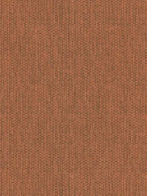 Produktbild von Rotbraune Vliestapete mit Raffia Design – Rot