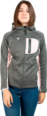 Immagine prodotto di Izas Equus W pile con cappuccio grigio S donna grigio S
