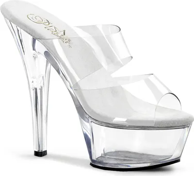 Produktbild von KISS-202 Damen Sandale von Pleaser, Transparent EU 41, US 11