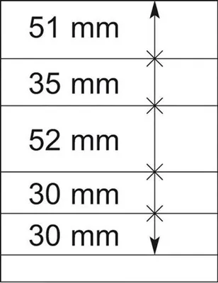 Produktbild von Lindner 802507P T-Blanko-Blätter - 10er-Packung