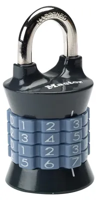 Produktbild von Master Lock 1535EURDCOL Zahlenschloss, Zufällige Farbe, 7,4 x 3,7 x 3,7 cm