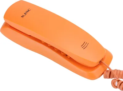 Produktbild von kxT628 Home Office tragbares, schlankes Telefon, einleitiges schnurgebundenes Tischtelefon, orange