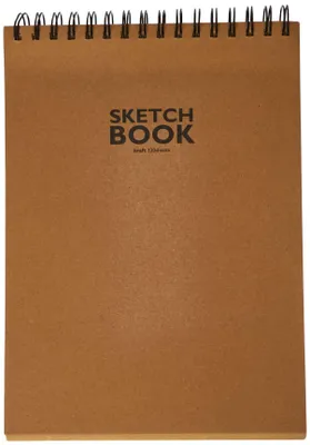 Productafbeelding van Sketchbook Honsell 33504 - Schetsboek, kraftpapier, met spiraalbinding, DIN-formaat