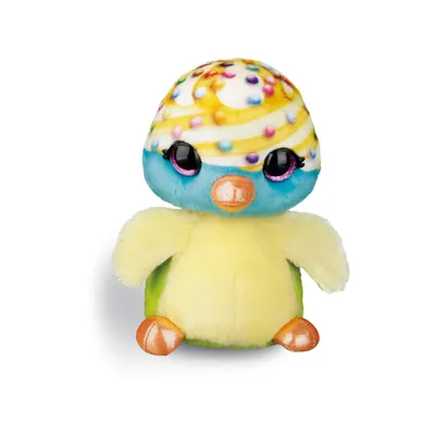 Produktbild von NICI NICIdoos Cremelli Candy Vogel, Plüschtier, Plüsch Tier, Kuscheltier, Polyester, Bunt, 16 cm, 41839