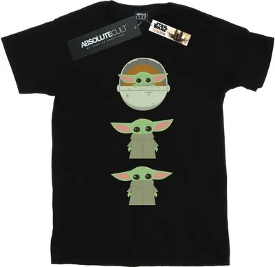 Produktbild von Star Wars - "The Mandalorian The Child" T-Shirt für Jungen BI36920 (128) (Schwarz)