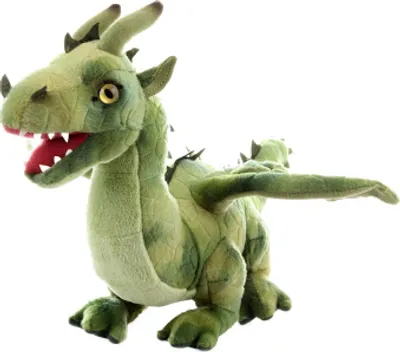 Produktbild von Drache grün 40cm Plüschdrache