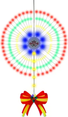 Produktbild von Weihnachtslichterketten, Buntes Licht, 8 Beleuchtungsmodi, Feuerwerksförmige Lichter, Dekorationsanhänger, IP65 Wasserdicht, USB Schleifen