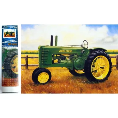 Imagen del producto de MOSAICO DE DIAMANTES "TRACTOR VINTAGE" 30x40. Creativo