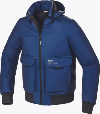 Image de Veste textile pour moto Spidi Metromover H2Out, bleu/noir, XL