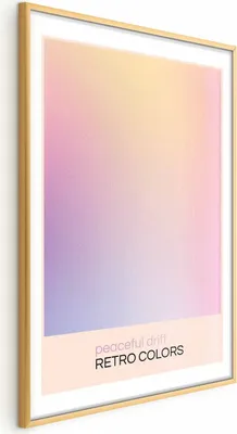 Produktbild von Posterpapier Poster - Peaceful Drift - Delicate Pastel Shades Creating a Harmonious Whole 60x90 cm Muster n-H-10016-ao-a