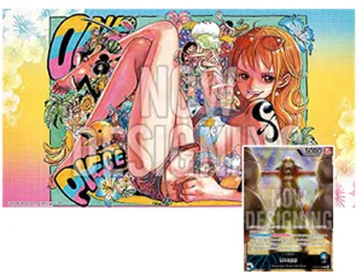 Productafbeelding van One Piece Official Limited Edition Vol.3 Nami Playmat + Usopp Leader Card
