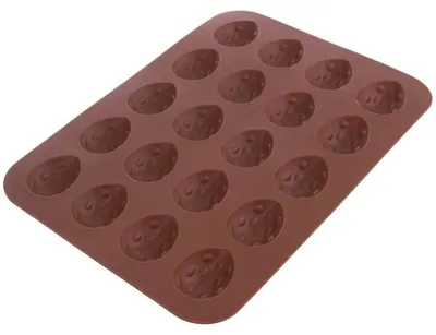 Image de Moule en silicone pour biscuits aux noix - Moule à pâtisserie - Marron