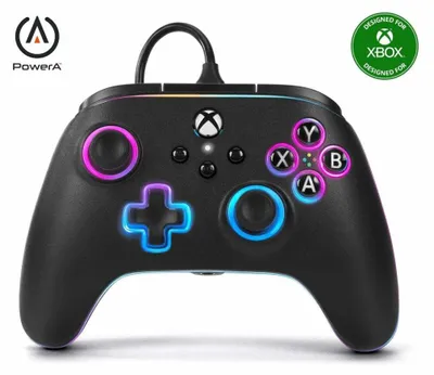 Produktbild von PowerA XBGP0140-01, Gamepad, Xbox Series S, Xbox Series X, Kabelgebunden, USB, USB Typ-C, Schwarz