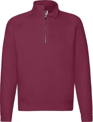 Produktbild von Fruit Of The Loom Herren Sweatshirt mit Reißverschluss bis zur Brust BC358 (XL) (Burgunder)