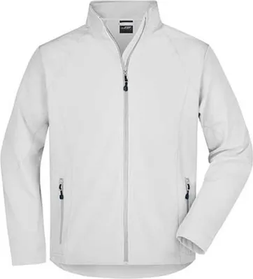Produktbild von James+Nicholson JN1020 | Herren  Softshell Jacket - Farbe: Off-White - Größe: S