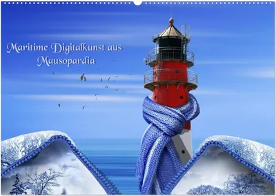 Produktbild von Maritime Digitalkunst aus Mausopardia (Wandkalender 2025 DIN A2 quer), CALVENDO Monatskalender