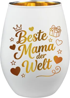 Zdjęcie produktu dla Prezent na Dzień Matki dla mamy, prezent dla mamy, świecznik szklany z grawerem, prezenty dla kobiet, świecznik na świeczki, prezent urodzinowy dla mamy