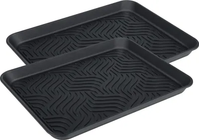 Produktbild von Schuhregal Schuhabtropfschalen Set 2teilig groß