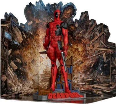 Produktbild von Mcfarlane Toys Deadpool Marvel Pvc 1/10 The New Mutants 98 Figure 16 Cm Figur Mehrfarbig  Mehrfarbig One Size