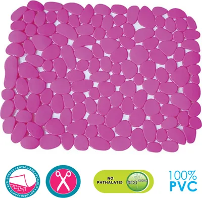 Produktbild von MSV Spül Becken Einlage Matte Stone Küchen Helfer Kratzer Geschirr Schutz Pink