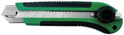 Produktbild von Fortis Cuttermesser Kunststoff 25mm m. 1 Klinge mit Feststellrad