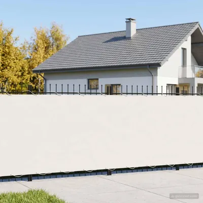 Obrázok produktu pre Paravan na balkón 180 x 400 cm, látka s povrchovou úpravou PU
