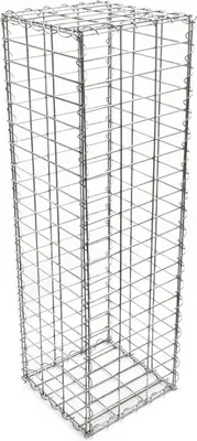 Produktbild von Gabión Wiltec 100 x 50 x 30 cm z drôteného pletiva, žiarovo pozinkovaný gabiónový plot, kamenný kôš na gabiónovú stenu, gabiónová zástena a gabiónový vyvýšený záhon