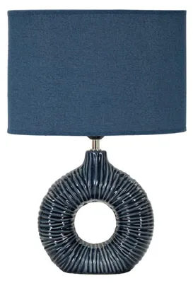 Obrázok produktu pre Stolná lampa Mauro Ferretti Seta E14 28,5x15x43 cm modrá