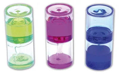 Productafbeelding van Tickit Set met sensorische vloeistofbuizen, 3 stuks, blauw, groen, roze