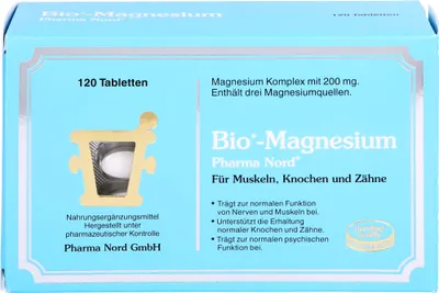 Immagine prodotto di Pharma NordMagnesium compresse per muscoli, ossa e denti, 120 compresse