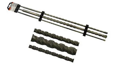 Produktbild von Bohrersatz SDS-Plus Hartmetall 3-teilig 1500 mm Länge Ø 12 16 24 mm für Beton Mauerwerk Naturstein