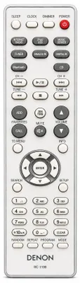 Produktbild von Originale Denon RC-1199 weiße Fernbedienung