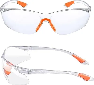 Produktbild von 12 Stück Professionelle Schutzbrille Stoßfest | Für Schweißen, Werkstatt, Labor & Medizin | Augenschutz mit UV-Schutz