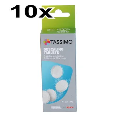 Produktbild von 10x 4Stk Entkalkungstabletten TASSIMO ORIGINAL Bosch Siemens 311909 00311909 Entkalkungstabs Anti Kalk Kapselautomat Kaffeeautomat Kaffeemaschine