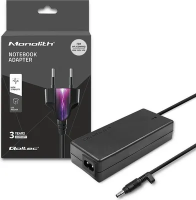 Zdjęcie produktu dla Qoltec 50072.65W, Laptop, Wewnętrzna, 100-240 V, 50/60 Hz, 65 W, 18.5 V