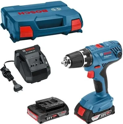 Produktbild von GSB 18V-21 Schlagbohrmaschine + 2 x 2,0-Ah-Akkus + GAL 1820 Ladegerät