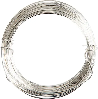 Zdjęcie produktu dla Przewód posrebrzany, 0,8 mm, 6 m