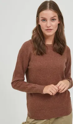 Produktbild von OXMO OXMaria Damen Strickpullover Feinstrick Pullover
