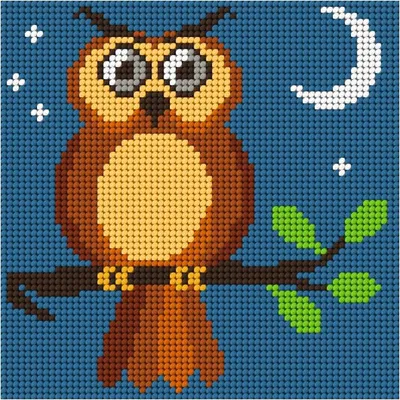 Image de Kit de broderie au point de croix Malwina 15 x 15 cm - n° 1048