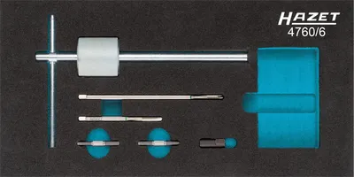 Produktbild von HAZET Ausziehersatz Glühkerzenstift 4760/6 355mm