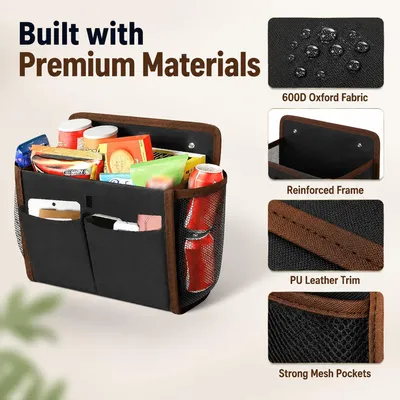 Imagen del producto de Organizador para caravanas y autocaravanas, plegable, con sistema de sujeción. Ideal para organizar objetos en la puerta