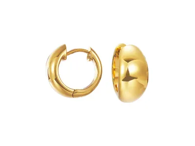 Produktbild von Esprit Damen Ohrringe Creolen Gold Edelstahl Organic ESCO11903B000