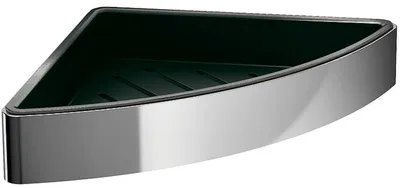 Image de Panier éponge d'angle emco loft, montage mural encastré, insert plastique amovible, 054500503