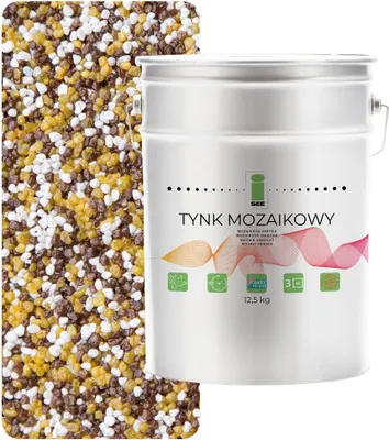 Obrázok produktu pre Hnedá mozaiková omietka z umelej živice, trieda 1, mrazuvzdorná, 12,5 kg