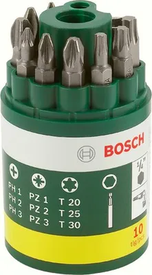 Produktbild von Schrauberbit-Set, 10-teilig, inklusive Torx