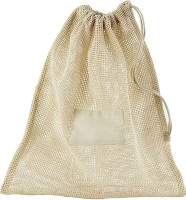 Produktbild von Westford Mill - Turnbeutel, Netzmaterial, Baumwolle PC6821 (XS) (Natürlich)
