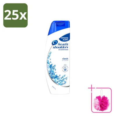 Produktbild von 25 x Head & Shoulders Shampoo Classic Clean - 250 ml - Sparpackung - 25 Stücke