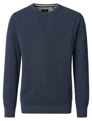 Produktbild von CASAMODA Herren Pullover Langarm Rundhals Regular Baumwolle Marine 4XL