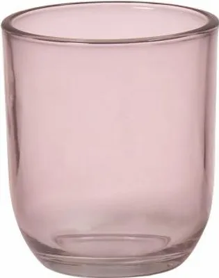 Produktbild von INNA-Glas Teelicht Halter Joffrey aus Glas, rosa, 8cm, Ø7cm - Kerzenhalter