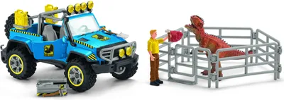 Produktbild von Schleich Dinosaurs         41464 Geländewagen Dino-Außenposten